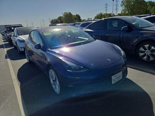Deep Blue Metallic 2021 Tesla Model 3 Standard Range Plus