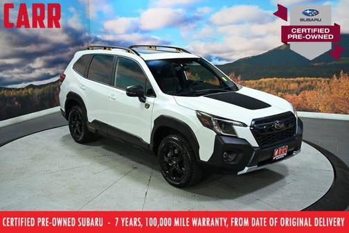 Crystal White Pearl 2025 Subaru Forester Wilderness