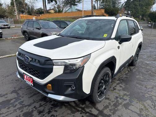 Crystal White Pearl 2026 Subaru Forester Wilderness