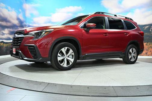 Crimson Red Pearl 2025 Subaru Ascent Premium 8-Passenger