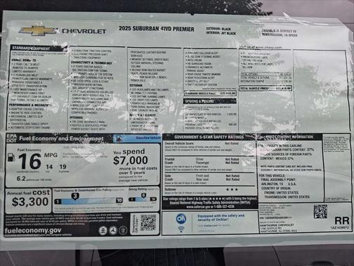 2025 Chevrolet Suburban Premier