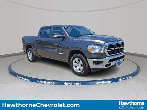 Granite Crystal Metallic Clearcoat 2021 RAM 1500 Big Horn/Lone Star