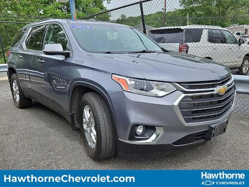 Satin Steel Metallic 2020 Chevrolet Traverse LT Leather