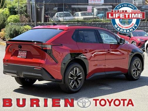 Red 2026 Toyota bZ XLE PLUS