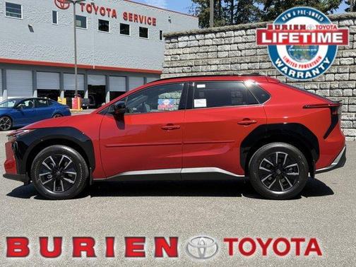 Red 2026 Toyota bZ XLE PLUS