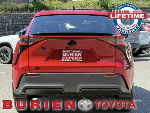 Red 2026 Toyota bZ XLE PLUS