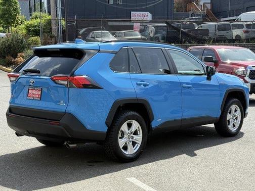 Blue Flame 2021 Toyota RAV4 Hybrid LE