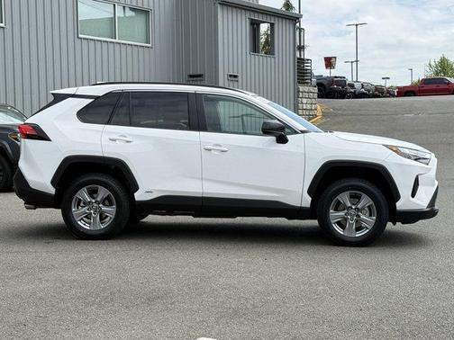 White 2025 Toyota RAV4 Hybrid LE