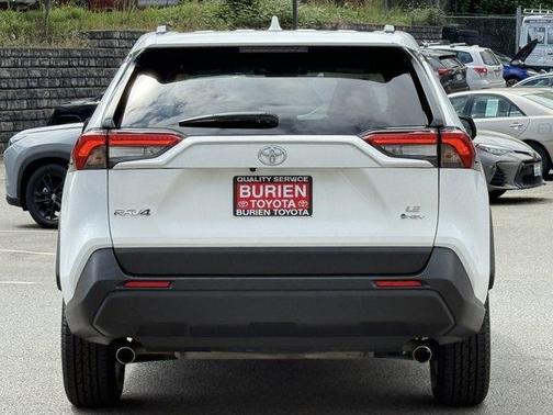 White 2025 Toyota RAV4 Hybrid LE