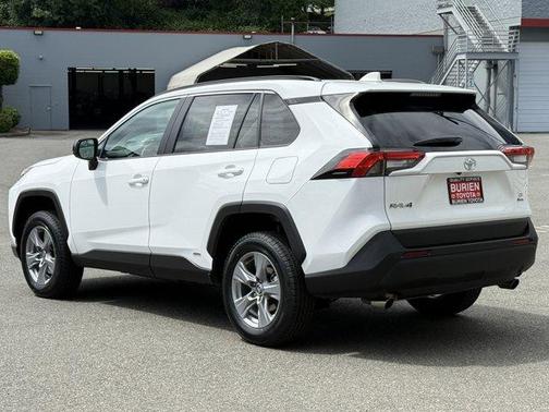 White 2025 Toyota RAV4 Hybrid LE