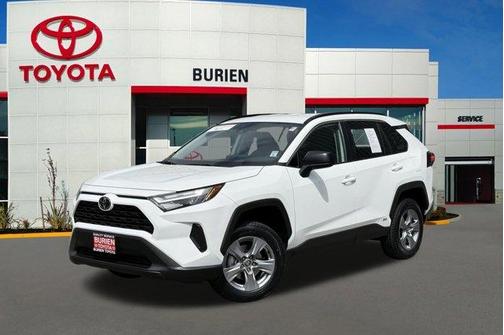 White 2025 Toyota RAV4 Hybrid LE