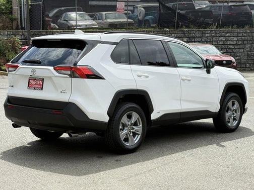 White 2025 Toyota RAV4 Hybrid LE