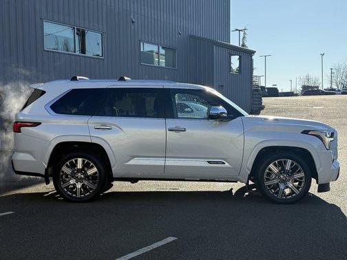 Wind Chill Pearl 2025 Toyota Sequoia Capstone