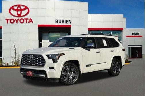 Wind Chill Pearl 2025 Toyota Sequoia Capstone