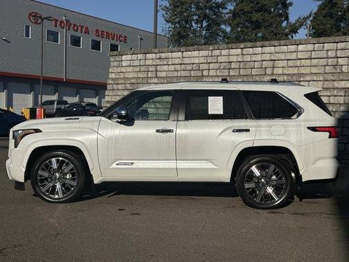 Wind Chill Pearl 2025 Toyota Sequoia Capstone