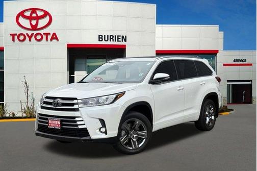 Blizzard Pearl 2019 Toyota Highlander Limited Platinum