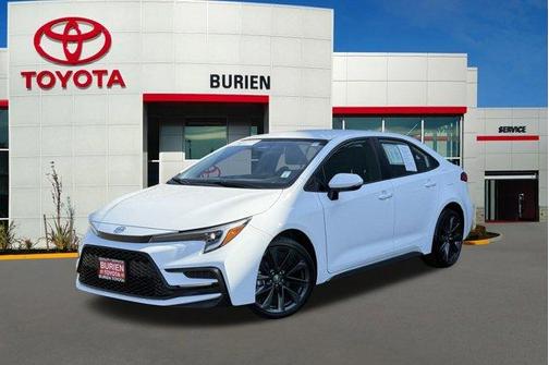 White 2025 Toyota Corolla SE