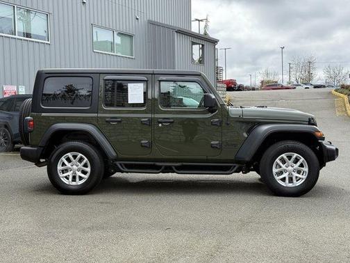 Sarge Green 2023 Jeep Wrangler Sport