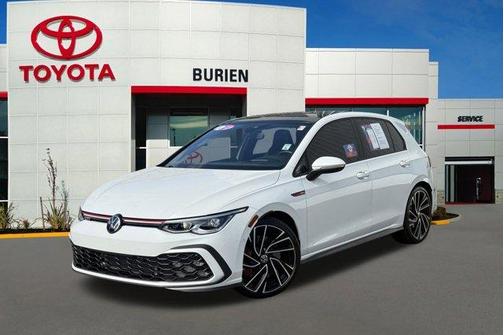 Opal White Pearl Effect 2024 Volkswagen Golf GTI 2.0T Autobahn