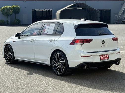 Opal White Pearl Effect 2024 Volkswagen Golf GTI 2.0T Autobahn