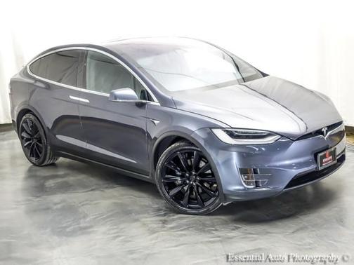 Midnight Silver Metallic 2020 Tesla Model X Long Range Plus