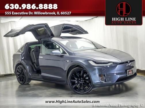 Midnight Silver Metallic 2020 Tesla Model X Long Range Plus
