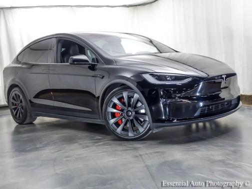 Black 2023 Tesla Model X Plaid