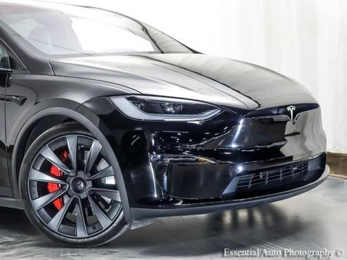 Black 2023 Tesla Model X Plaid