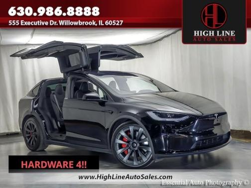 Black 2023 Tesla Model X Plaid