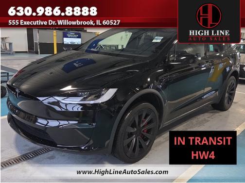 Black 2023 Tesla Model X Plaid