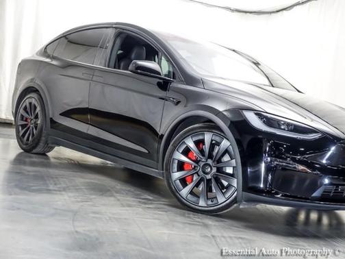 Black 2023 Tesla Model X Plaid