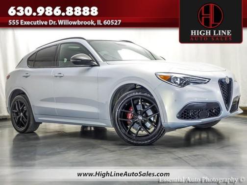 Lunare White Metallic 2020 Alfa Romeo Stelvio Ti