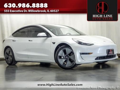 Pearl White Multi 2021 Tesla Model 3 Long Range