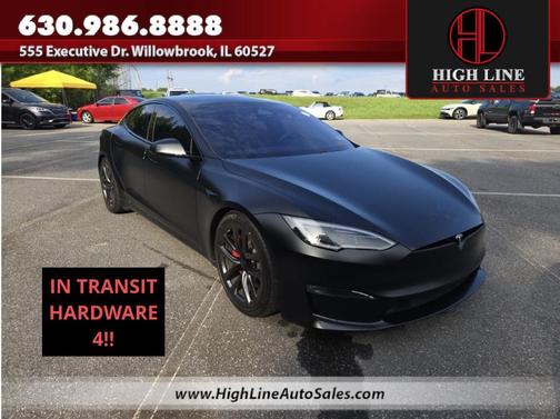 Matte Black 2023 Tesla Model S Plaid