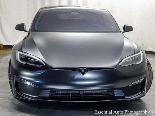 Matte Black 2023 Tesla Model S Plaid