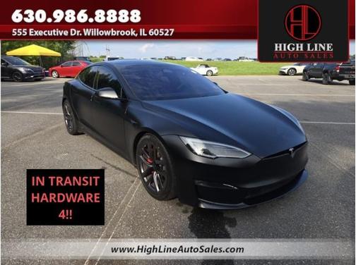 Matte Black 2023 Tesla Model S Plaid