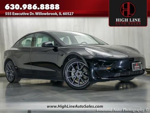 Black 2023 Tesla Model 3 Base