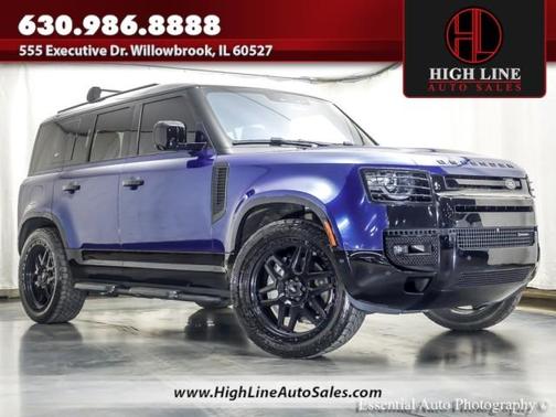 Blue 2022 Land Rover Defender 110 X-Dynamic HSE