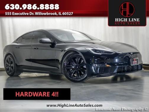 Black 2023 Tesla Model S HW4