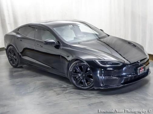 Black 2023 Tesla Model S HW4