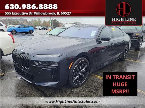 Carbon Black Metallic 2023 BMW i7 xDrive60