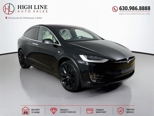 Black 2021 Tesla Model X Long Range