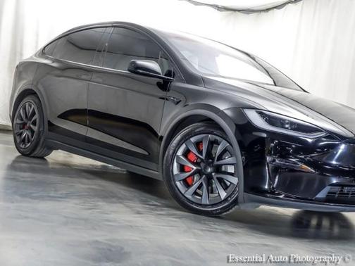 Black 2024 Tesla Model X Plaid