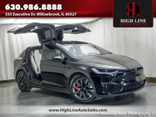 Black 2024 Tesla Model X Plaid