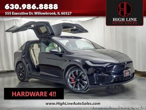 Black 2023 Tesla Model X Plaid