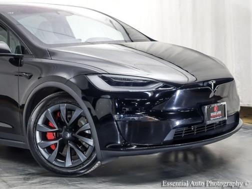 Black 2023 Tesla Model X Plaid