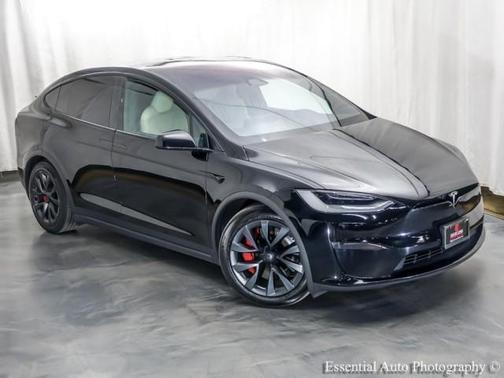 Black 2023 Tesla Model X Plaid