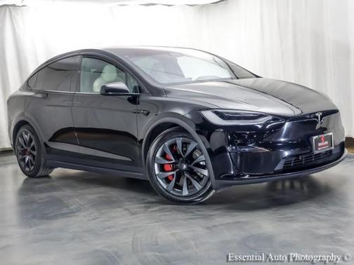 Black 2023 Tesla Model X Plaid