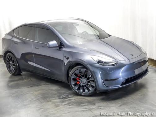 Midnight Silver Metallic 2022 Tesla Model Y Performance