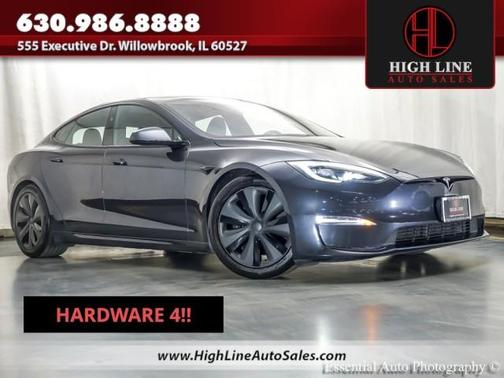 Midnight Silver Metallic 2023 Tesla Model S HW4